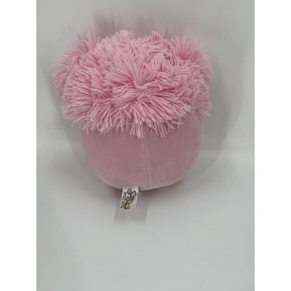 Squismallow Brina the Pink Big Foot Yeti Plush Kelly Toy 12" x 10" x 4" EUC - Picture 6 of 14